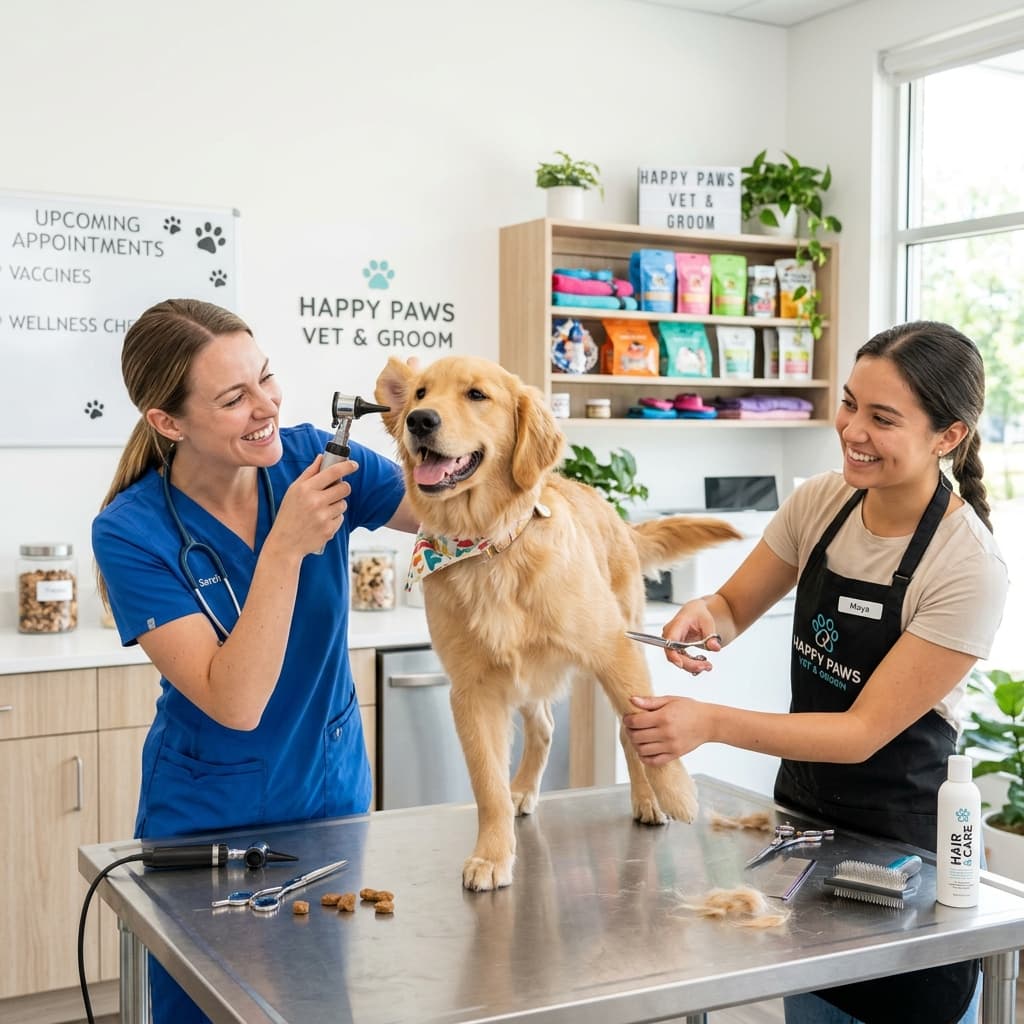 Dog getting veterinary care - VetLyf Gold Membership